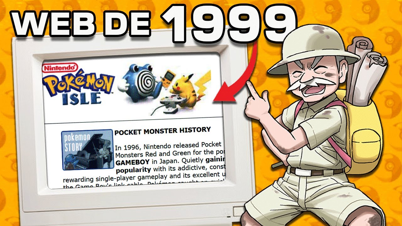 Explorando los Sitios Web MÁS ANTIGUOS de Pokémon