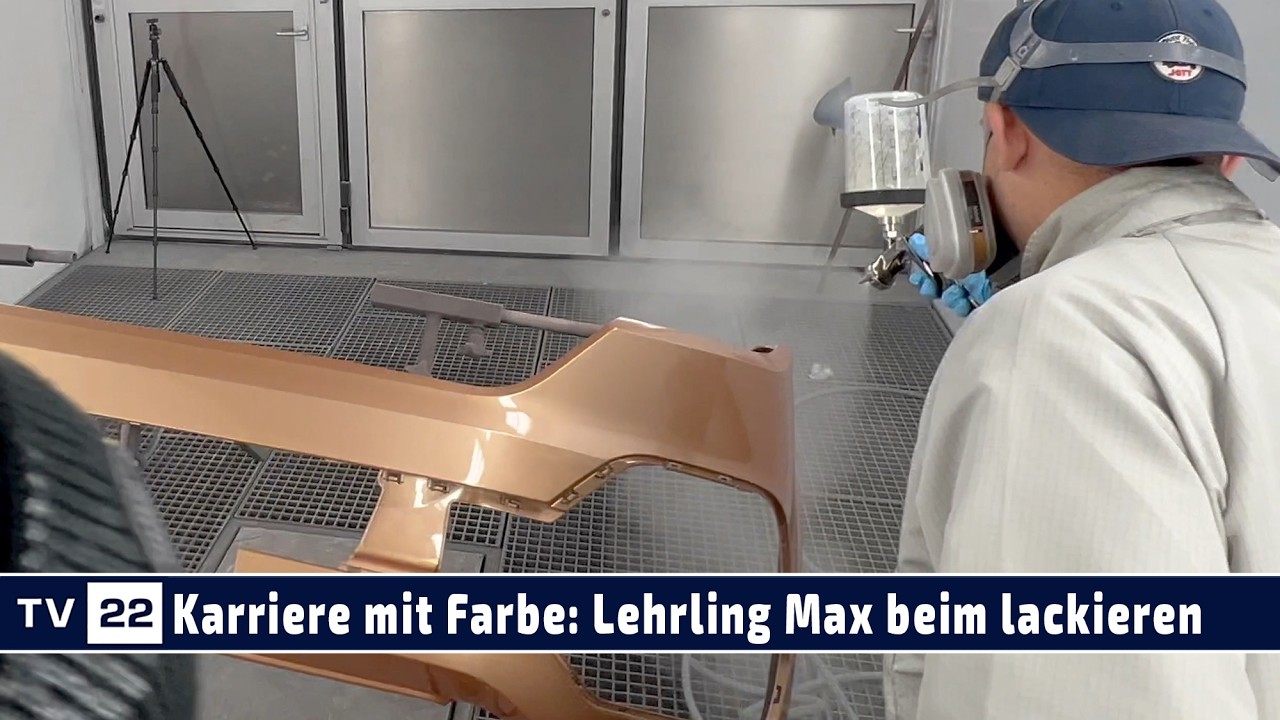 MOBIL TV22: Handwerk mit Präzision - Einblick in die Lackierer-Ausbildung bei der Firma Schmarl