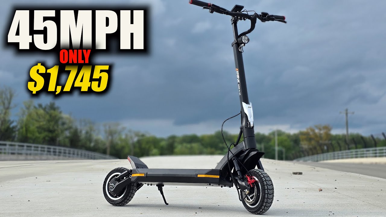 The Cheapest 45MPH Electric Scooter I have Tested  Emove Cruiser V2 AWD