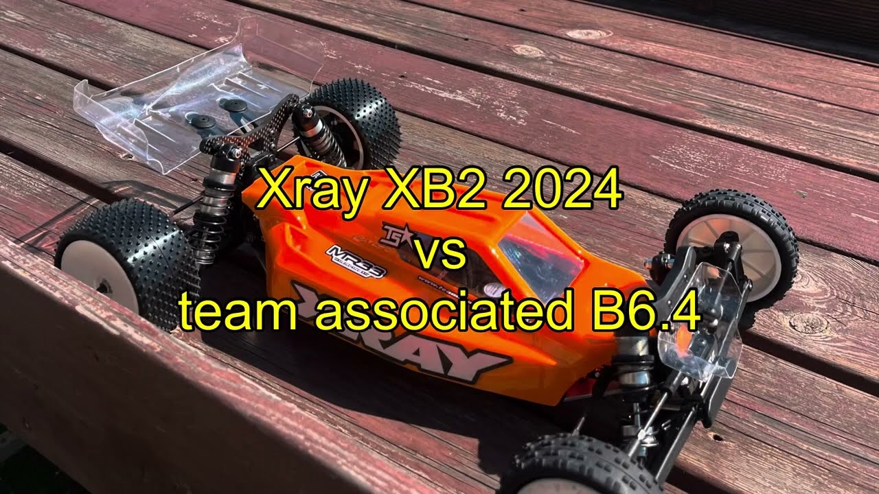 Xray XB2 2024 vs team associated B6.4 RC dog fight