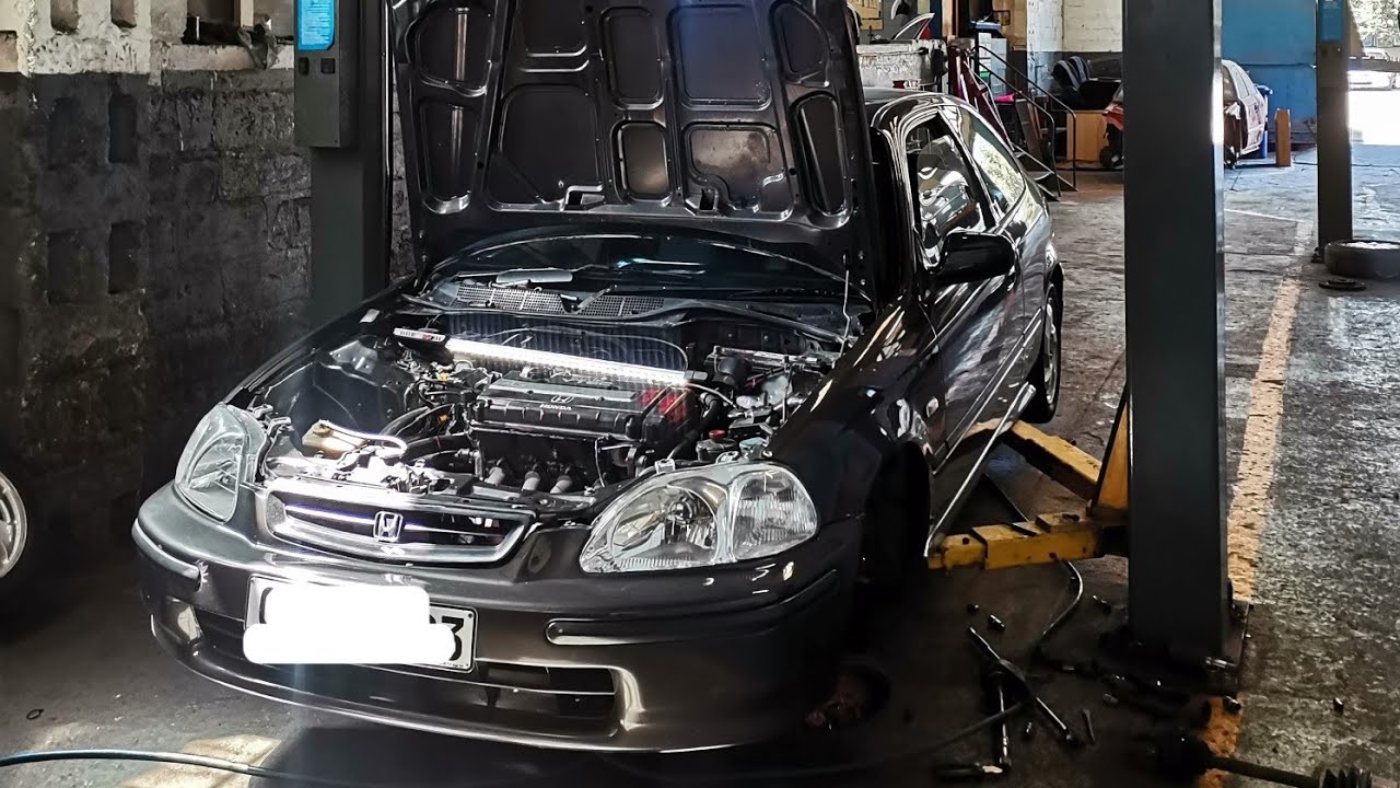 honda civic vtec gearbox removal & mercedes w202 clutch replacement