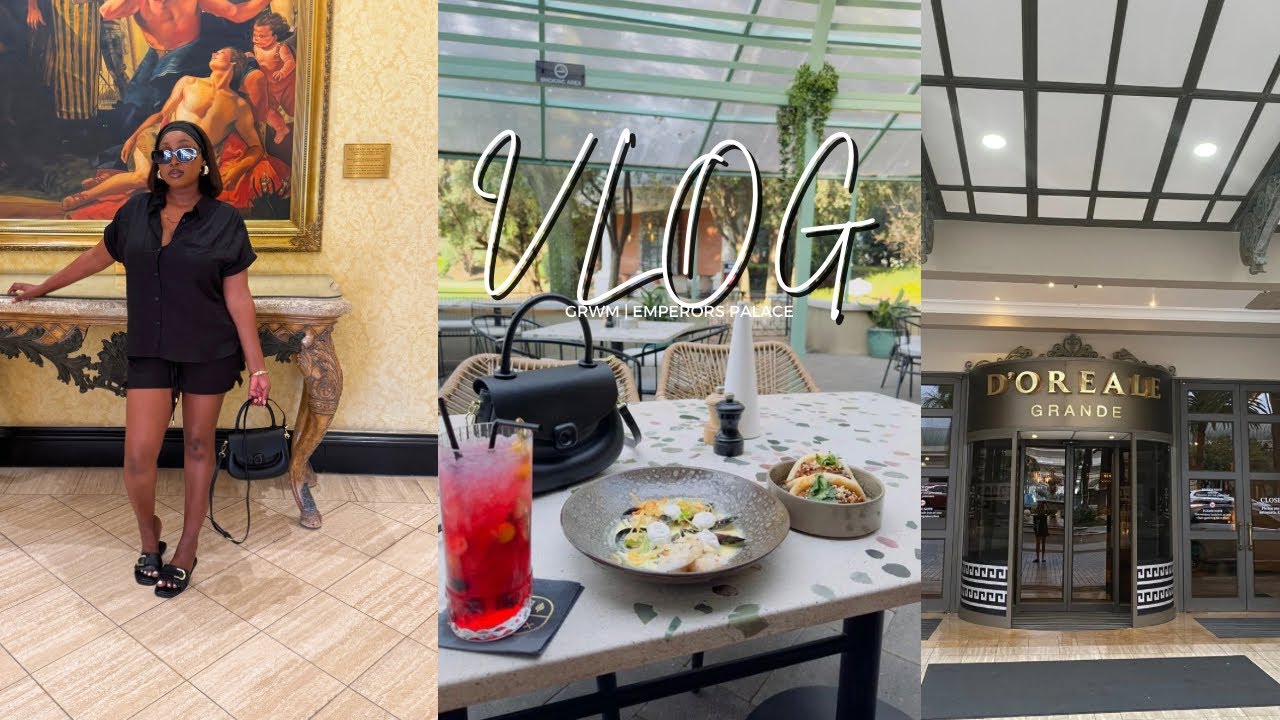 #vlog : GRWM | Lunch date @EmperorsPalaceJHB