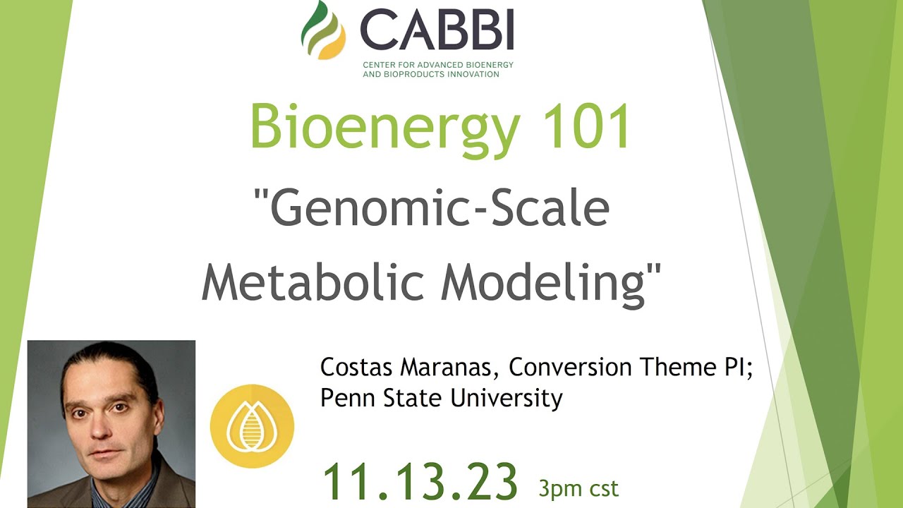 Bioenergy 101:  Genomic-Scale Metabolic Modeling