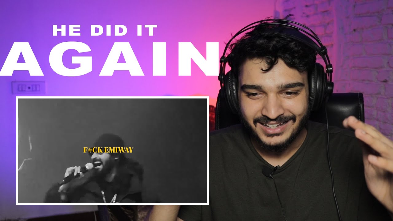 EMIWAY - FCK EMIWAY (OFFICIAL MUSIC VIDEO) (EXPLICIT) | Reaction | Rtv Productions