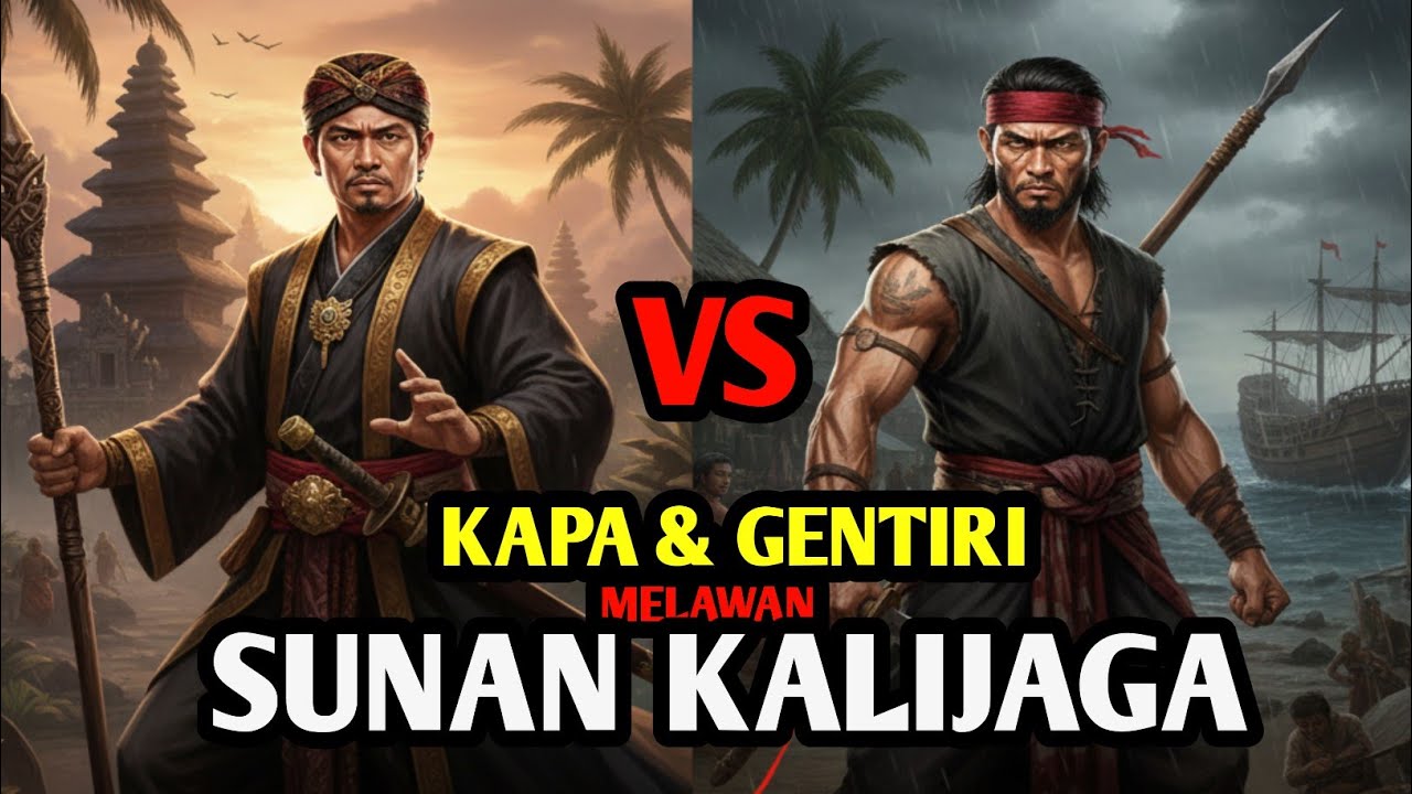 ISTRI SUNAN KALIJAGA DIREBUT OLEH KAPA & GENTIRI