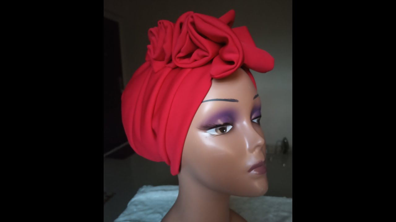 How to make a Kiss Pleats Turban Tutorial