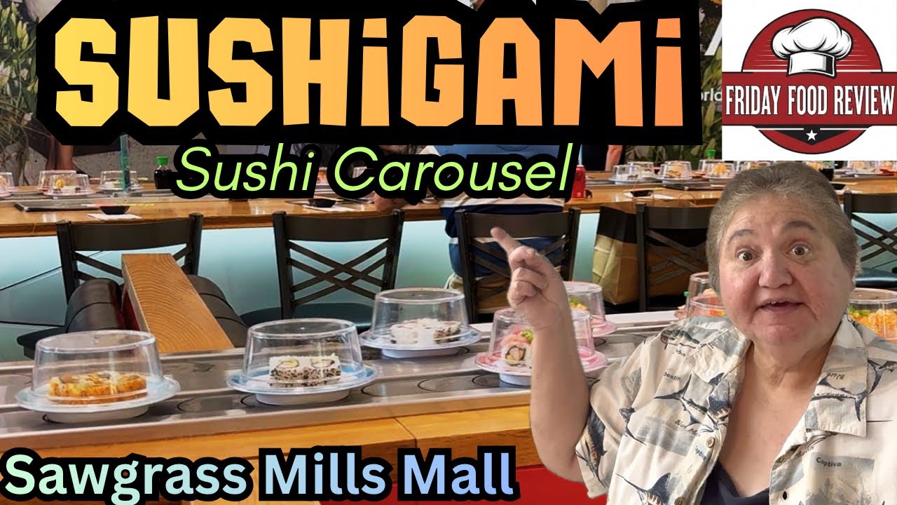 Sushigami - Conveyor Belt Sushi Food Review / SawGrass Mills Mall