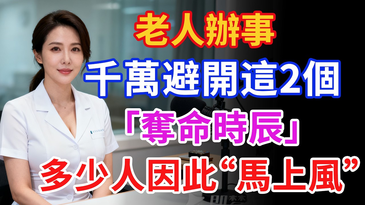 老人辦事，千萬避開這2個「奪命時辰」！多少人因此“馬上風”，後悔莫及#健康 #两性健康#健康知识#老年健康