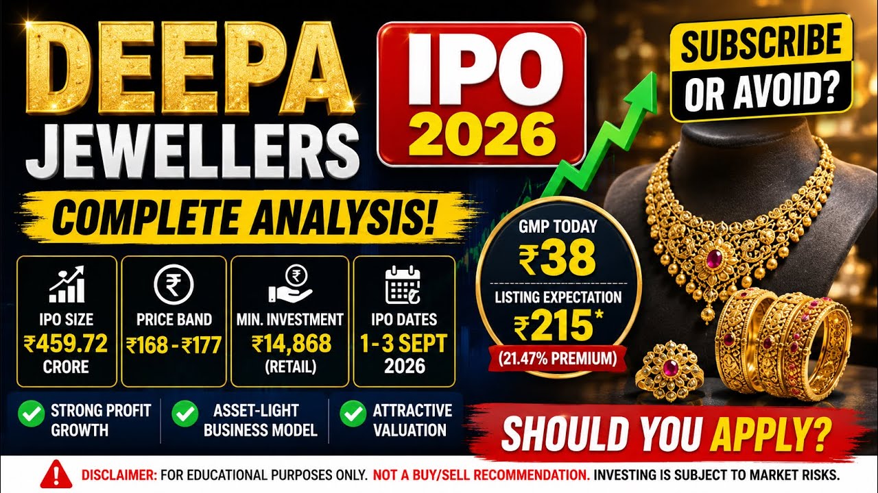 Deepa Jewellers IPO Review 2026 💎 | Should You Subscribe? | GMP, Valuation & Full Analysis