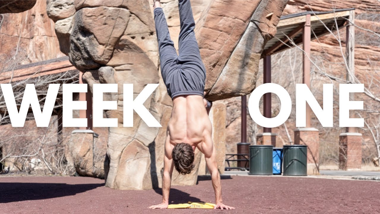 Week 1 Of Learning a Handstand