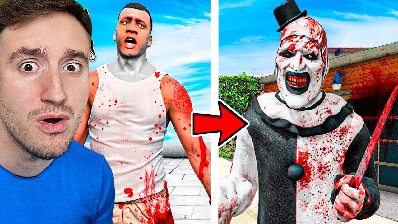PROMĚNA NA KLAUN ZABIJÁKA v GTA 5!