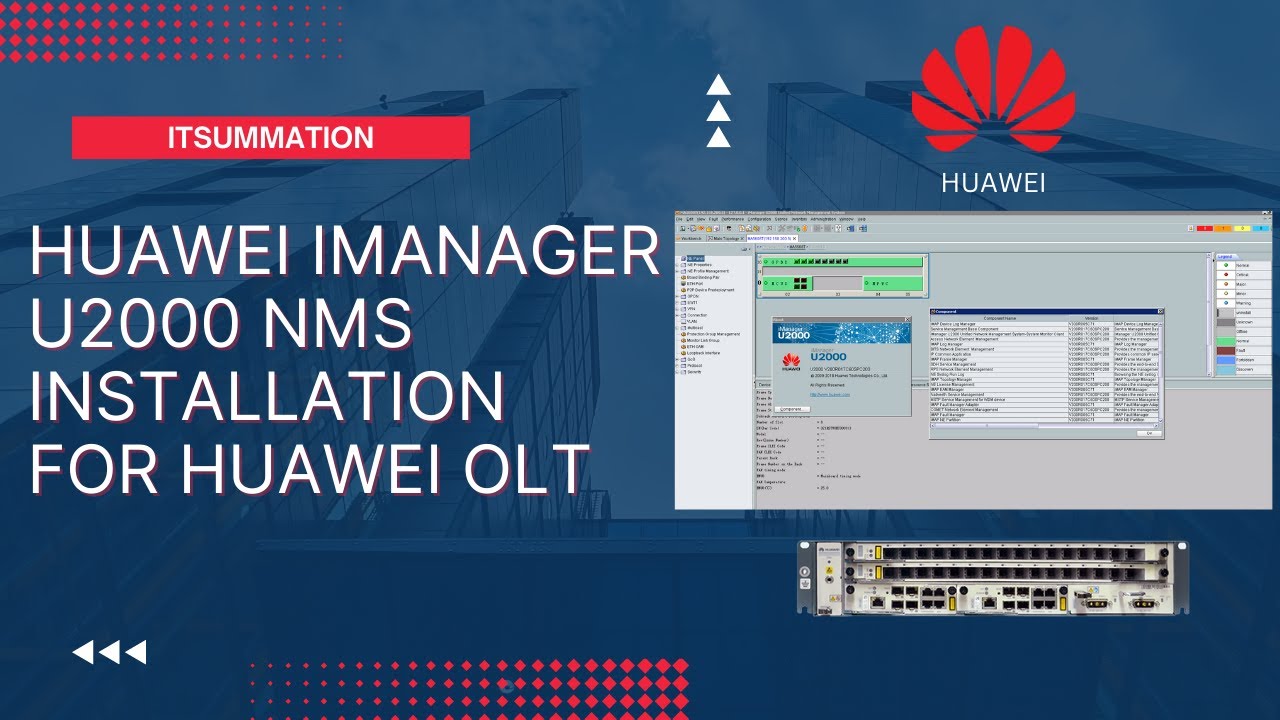 Huawei IManager U2000 NMS Installation