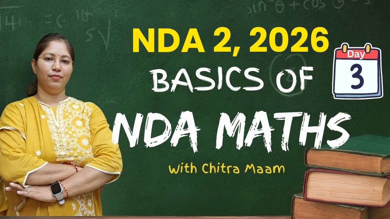 Start NDA 2026 Maths Strong 💂Day 3 | Basics Explained by Chitra Ma’am | THE TUTORS Academy  #ndaexam