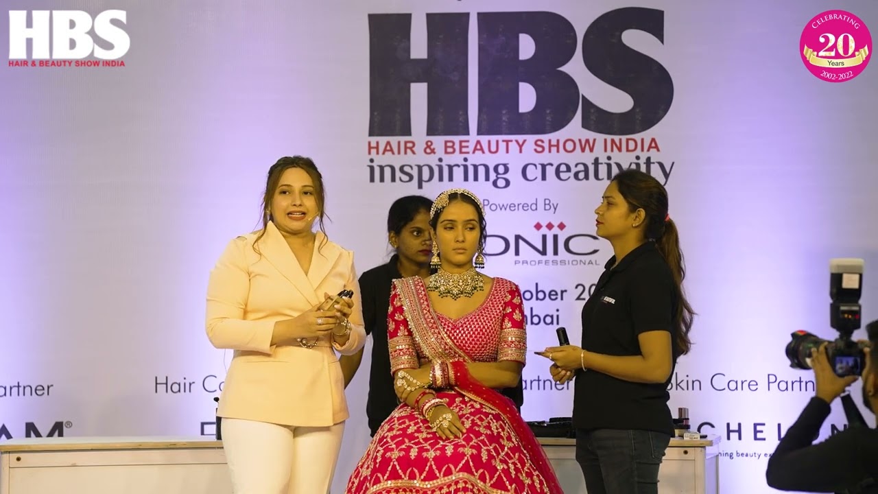 Vaishnavi Jain at the HBS 2022 Wedding Show | Bridal Seminar | PAC Cosmetics | Learn Bridal Makeup
