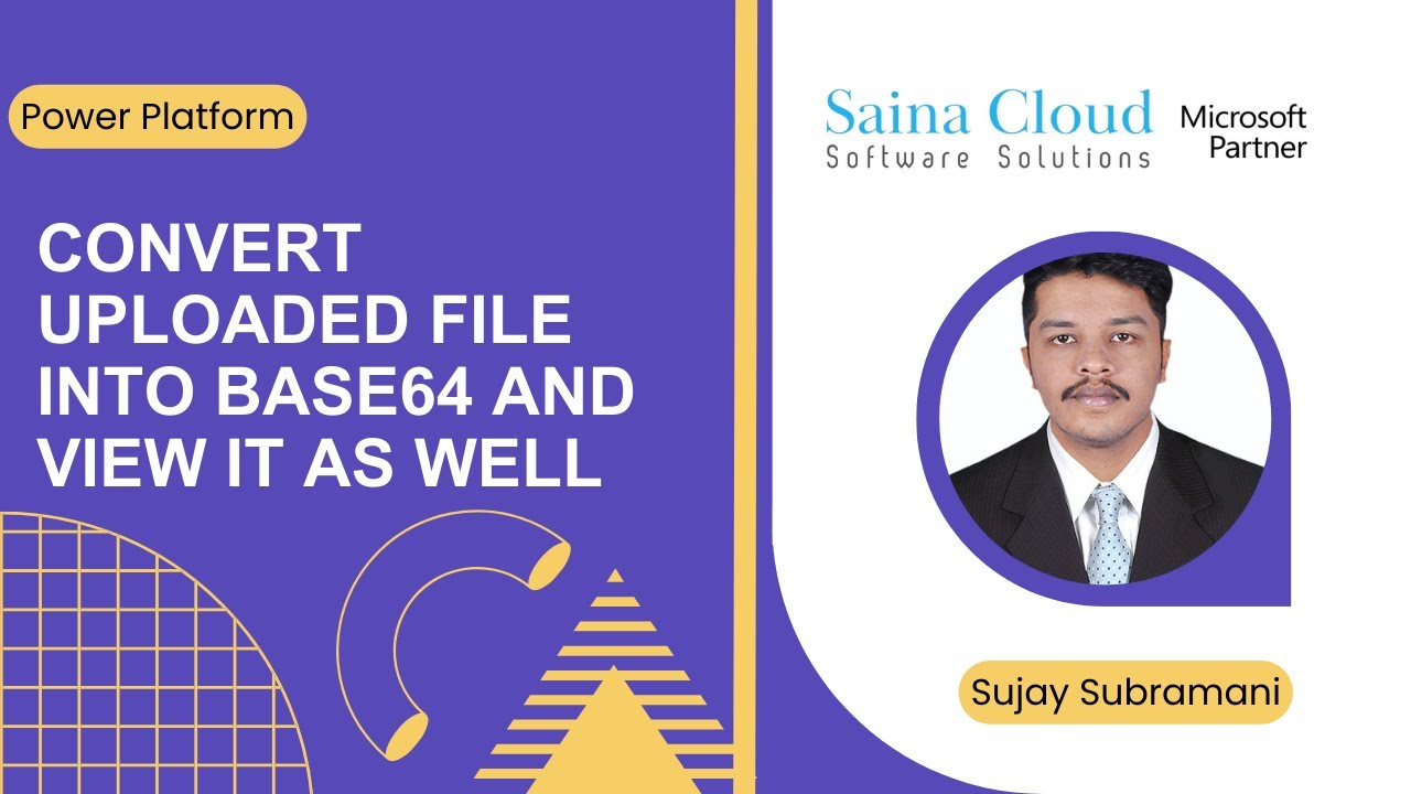 Convert uploaded file into base64 and view it as well