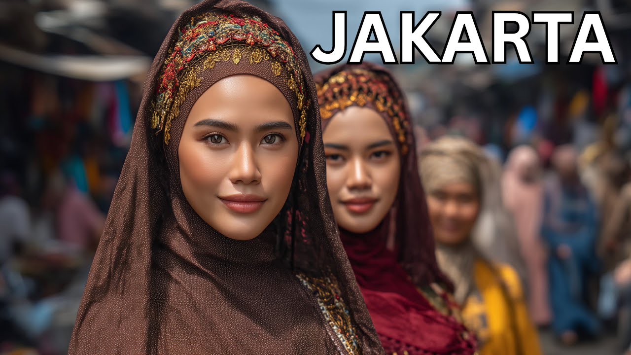 🇮🇩 JAKARTA INDONESIA 2025✨️ Kota Tua & Local Market Stroll | Real Indonesia 🇮🇩 4K HDR