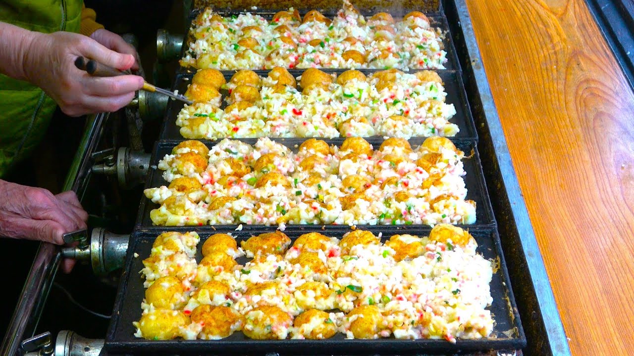 大阪のたこ焼き　(たこ焼ふくちゃん)　Japanese Takoyaki Osaka Kadoma　大阪门真的美味街头小吃　Takoyaki Lezat　स्वादिष्ट ताकोयाकी