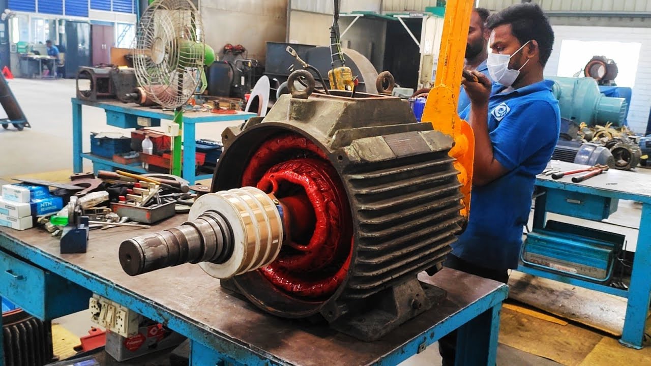 Bulk Quantity Of EOT Crane Motors Service ( S4 Duty , Slip Ring Induction Motors ).