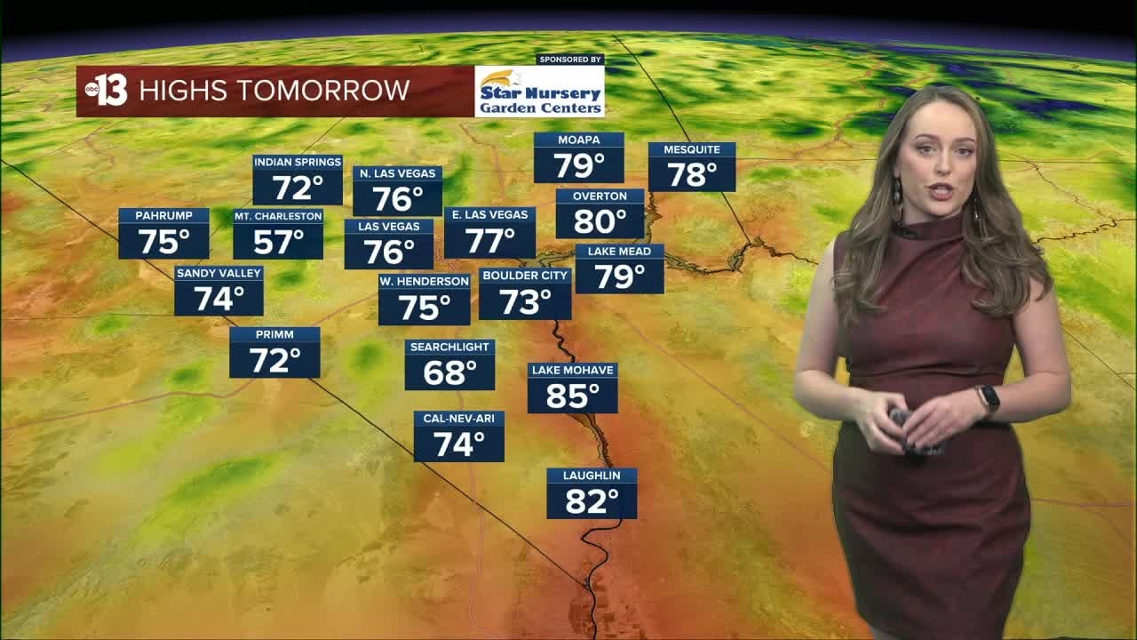 Beautiful Sunday ahead for Southern Nevada