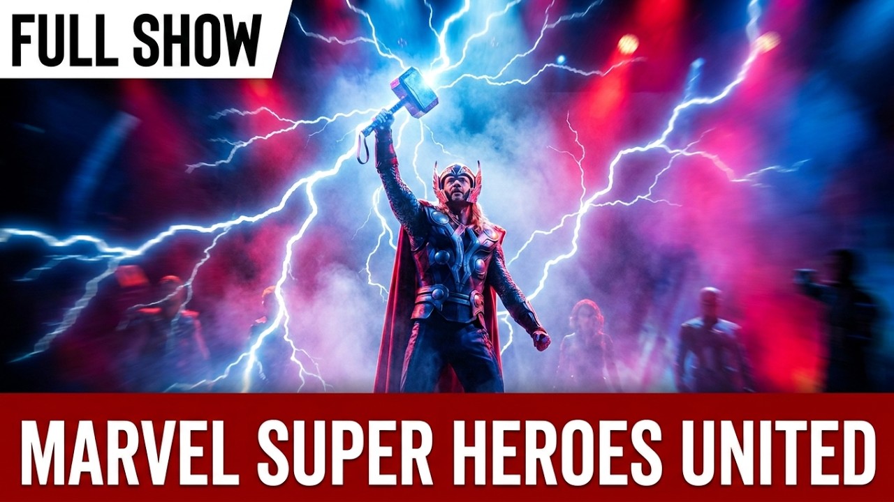 💥 Marvel Super Heroes United FULL SHOW at Disneyland Paris 2019 Marvel Season