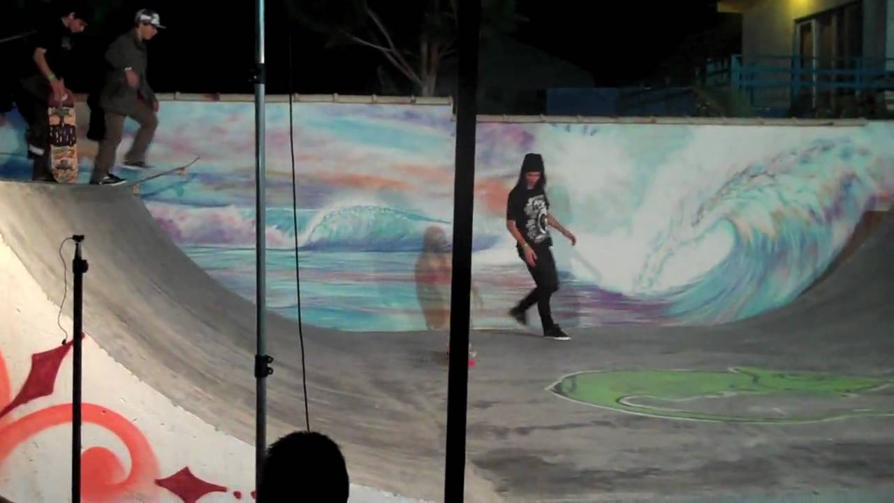 Duelo Pedro Barros e Luiz Neto no campeonato Mini ramp