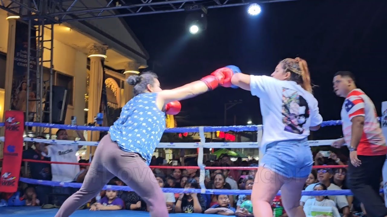 Boxeo🥊 FEMENINO en Fiestas Patronales de SONSONATE 2026 #sonsonate #fiestaspatronales2026
