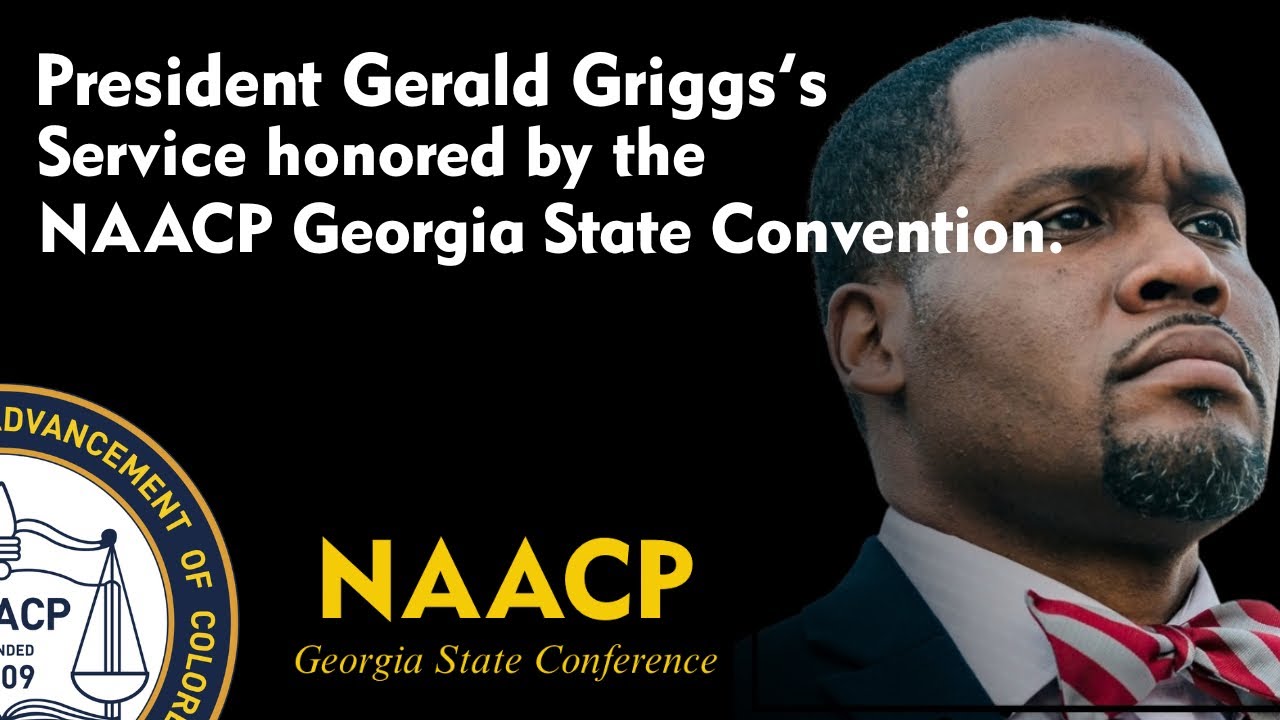 Past Georgia NAACP President Gerald Griggs honored as his Presidential term concludes. 