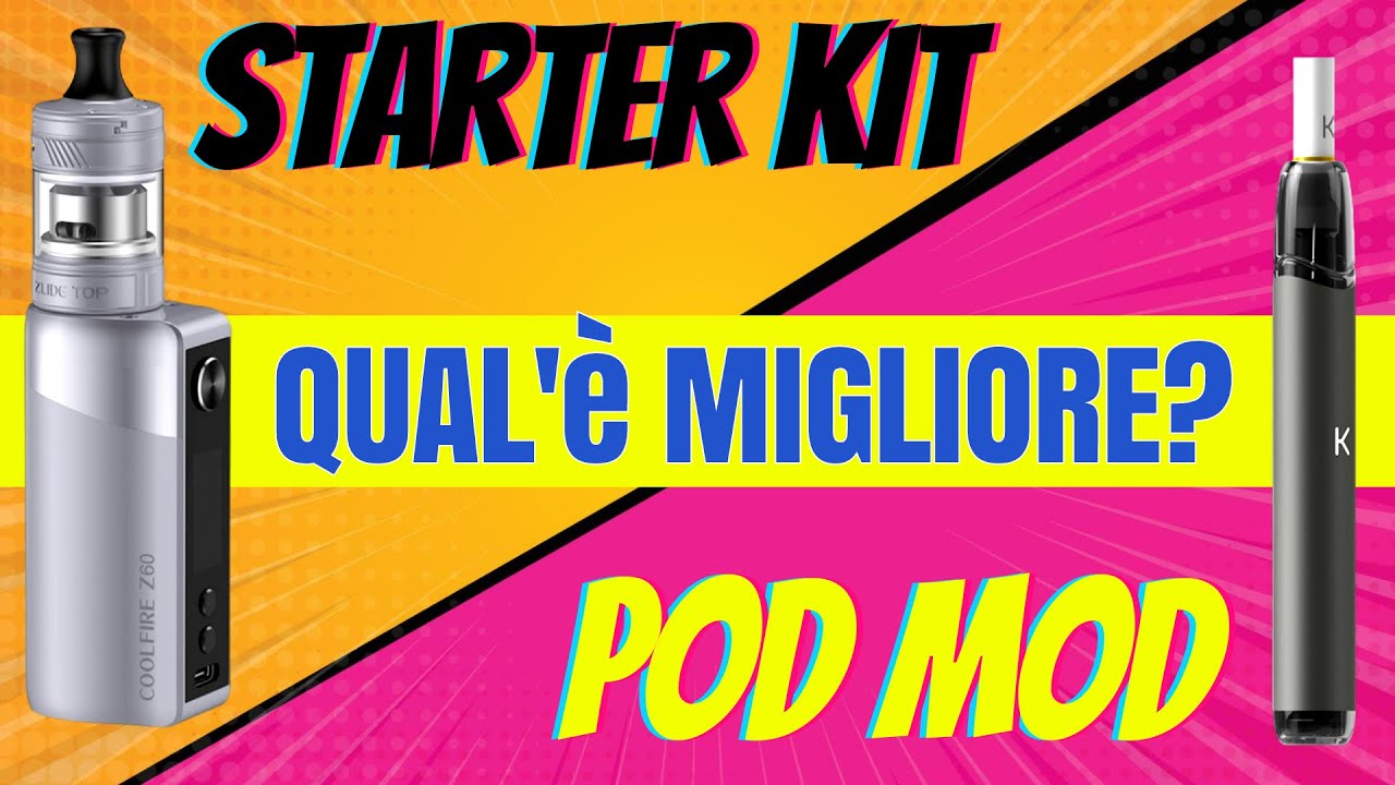 la POD MOD ha un sapore migliore dello STARTER KIT!!! Perch&egrave;???