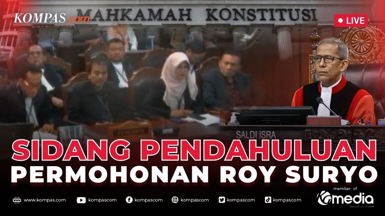 BREAKING NEWS - MK Periksa Permohonan Uji Materi Roy Suryo di Kasus Ijazah Jokowi