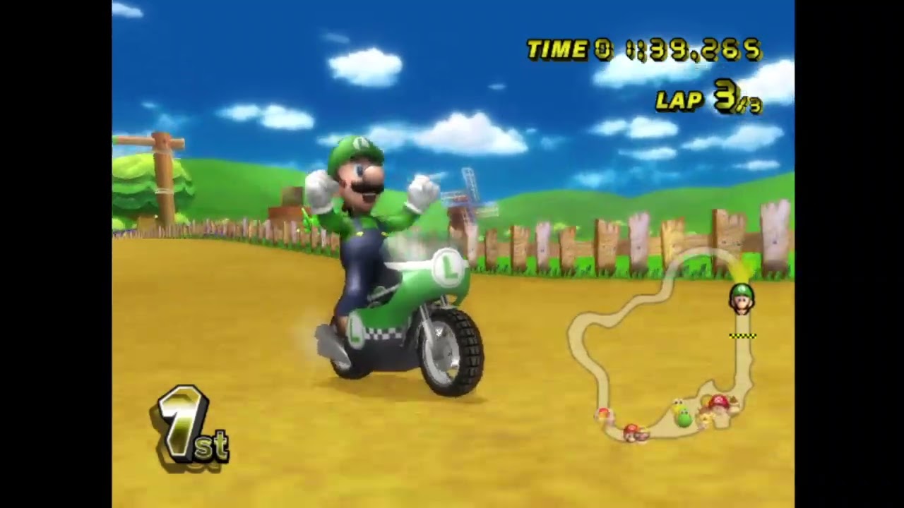 Mario Kart Wii Mushroom cup 150cc