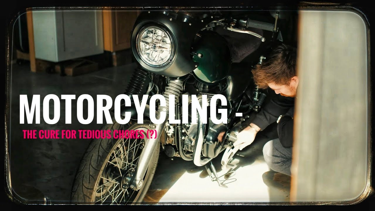 Motorcycling - The cure for tedious chores (?)