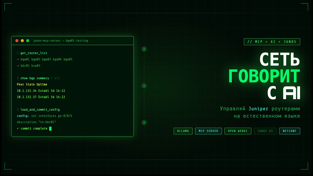 AI agent for network management/ ИИ-агент для управления сетью