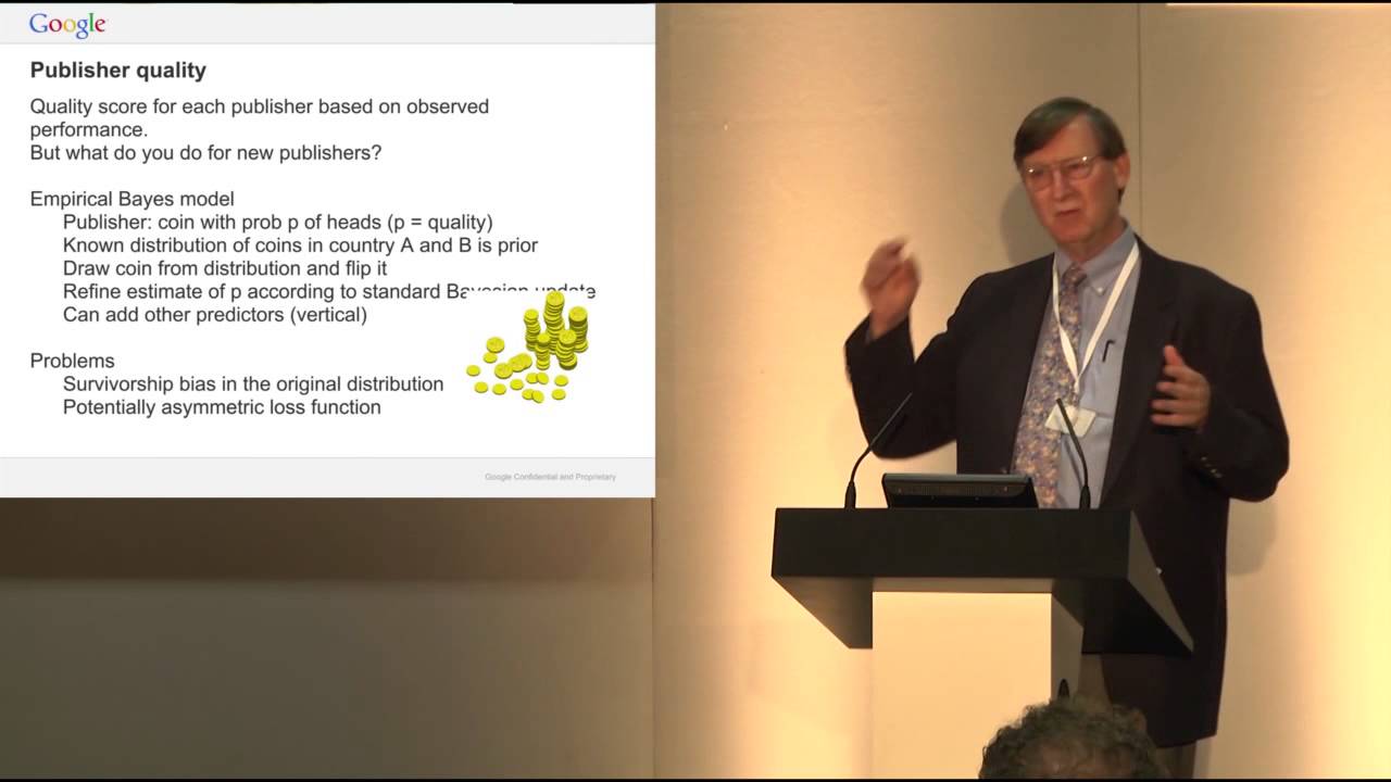 Hal Varian at RSS 2012 Conference: Statistics at Google