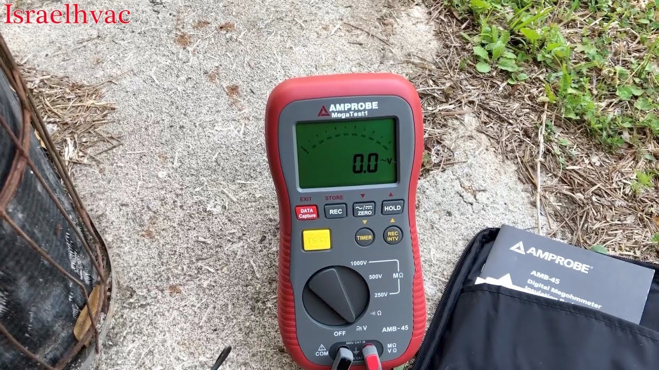 HVAC | Using A Megohmmeter | Amprobe AMB-45