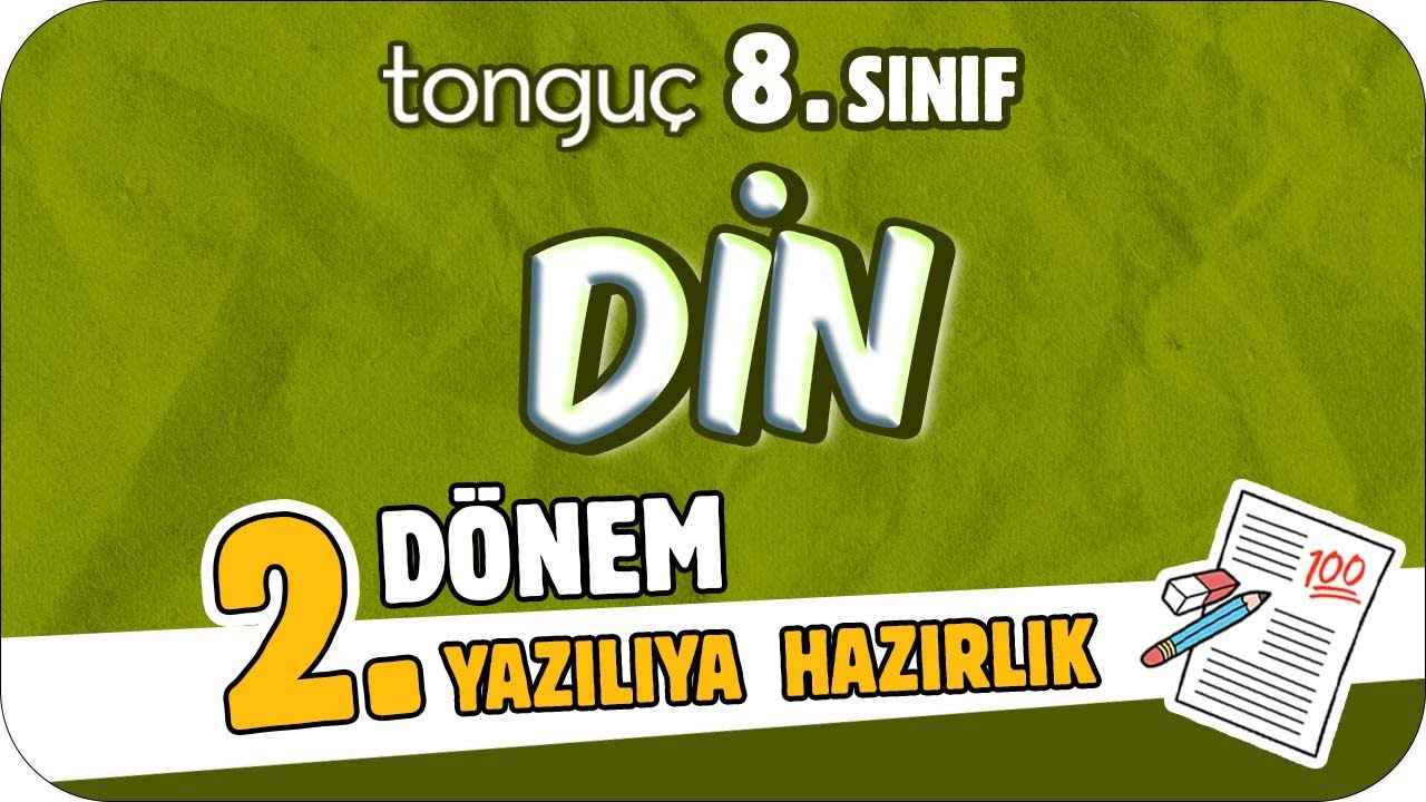 8.Sınıf Din 2.Dönem 2.Yazılıya Hazırlık 📑 #2024