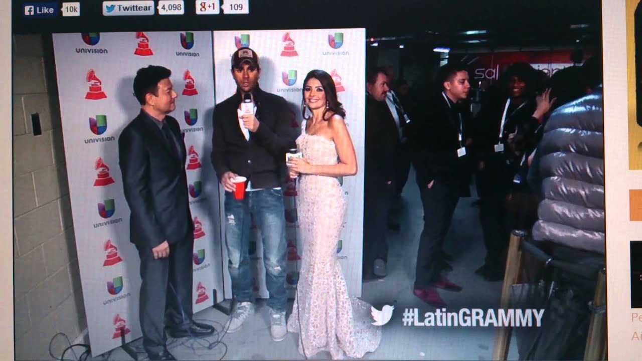 Entrevista a Enrique Iglesias en los Latin Grammy