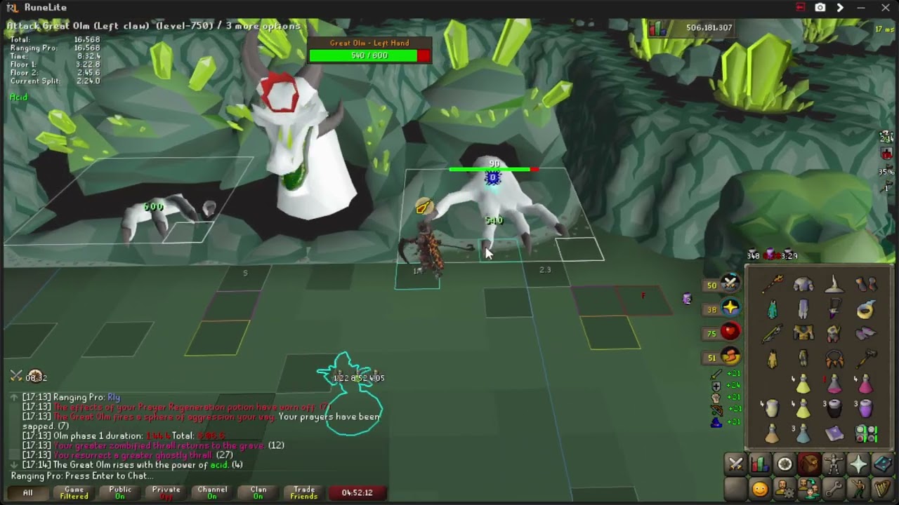 Solo Cox PB 13:43.20