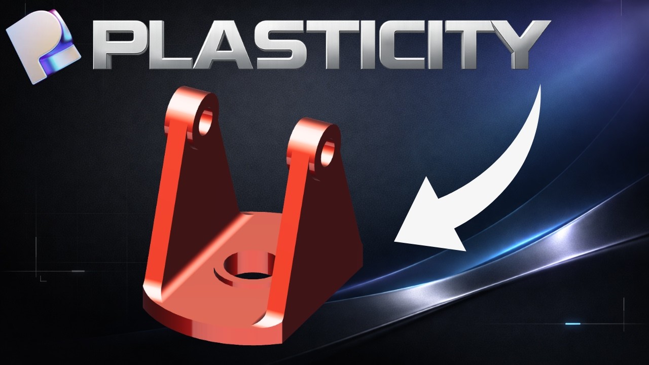 Plasticity: Szybkie Modelowanie Części 3D (Extrude, Mirror, Boolean)