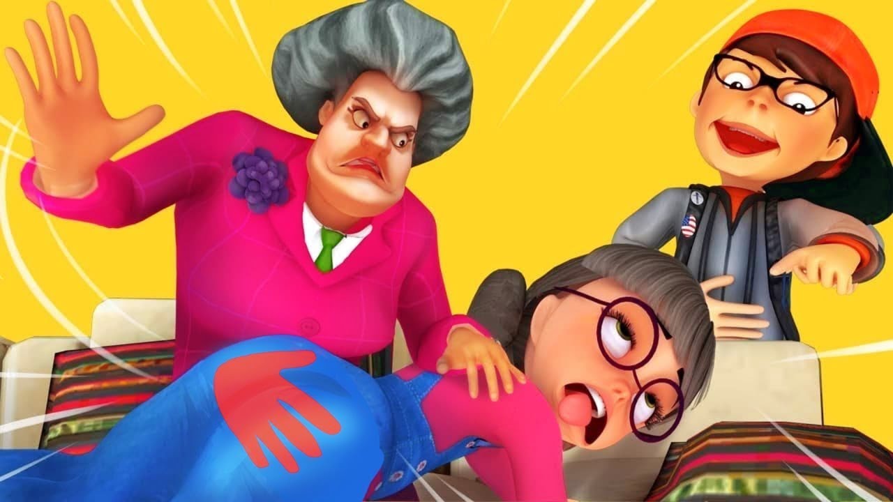 Nick and Tani Couple Prank vs Troll Miss T in The House - Scary Teacher 3D English