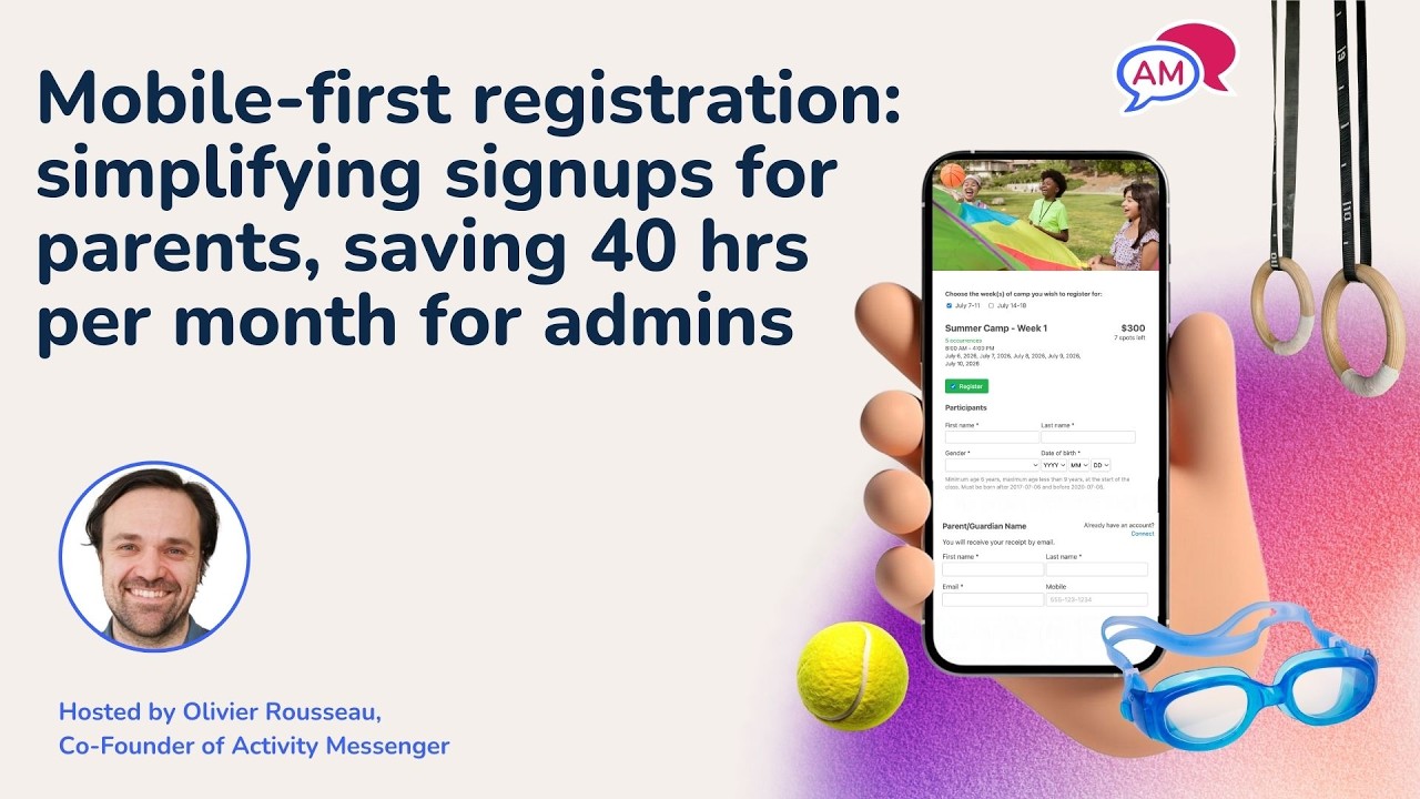 How simplify online registration for mobile