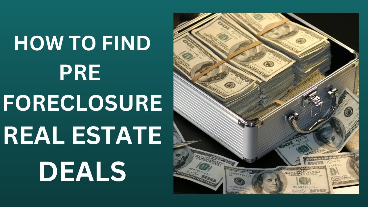 How to Find Pre Foreclosure Real Estate Leads