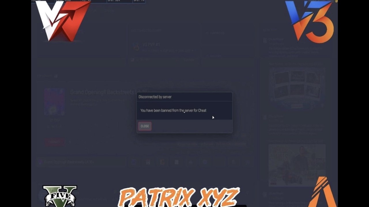 FIVEM  V3 PVP/PATRIX 4.0 EXE
