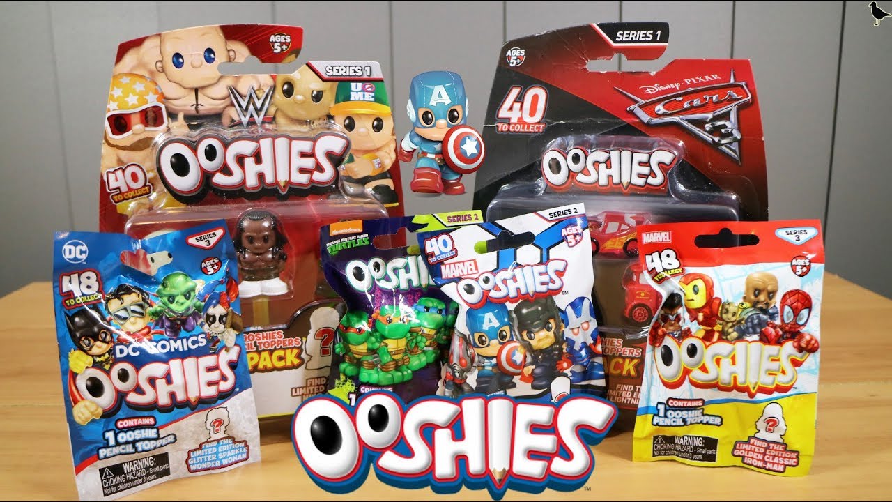 Ooshies Opening! Marvel, DC, TMNT, WWE & Cars! Fun Toy Surprises! | Birdew Reviews