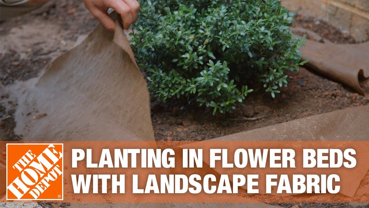 How to Install Landscape Fabric for a Flower Bed