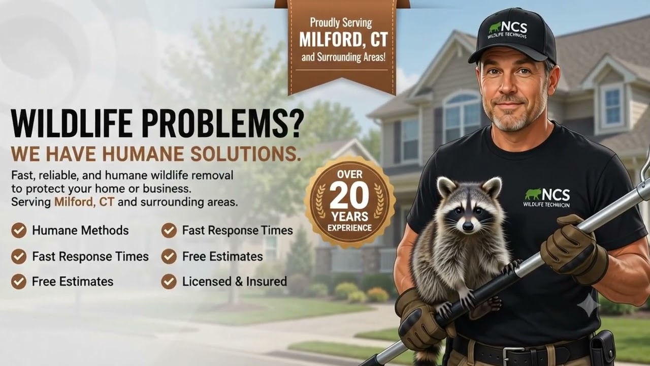 Humane Wildlife Removal in Milford, CT | NCS Wildlife Solutions