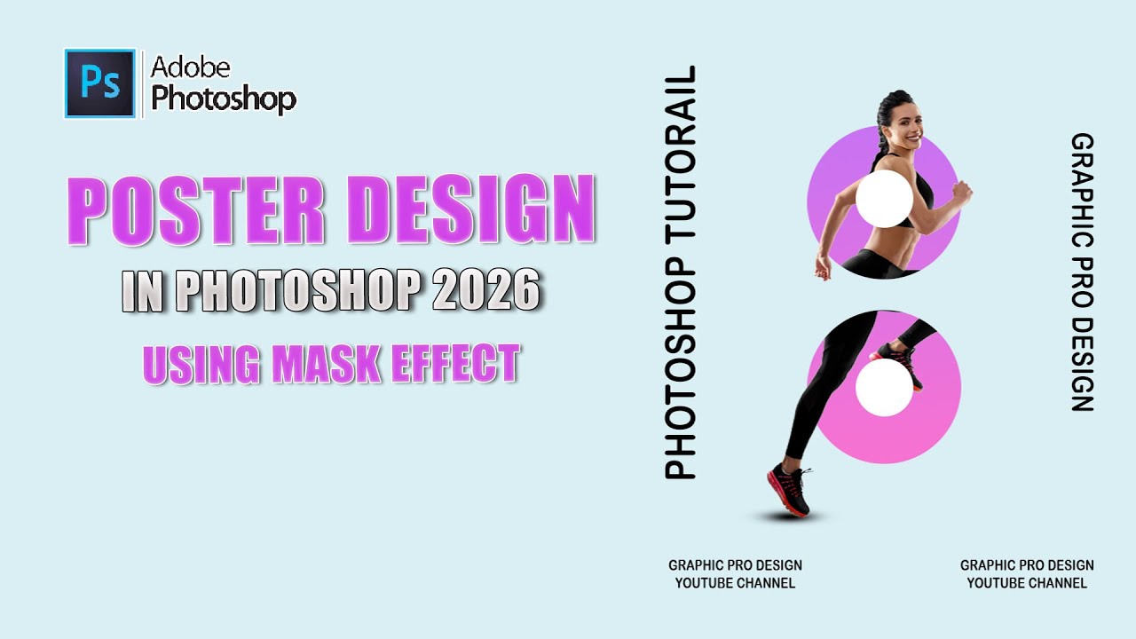 Poster Design in Photoshop 2026 using Mask effect