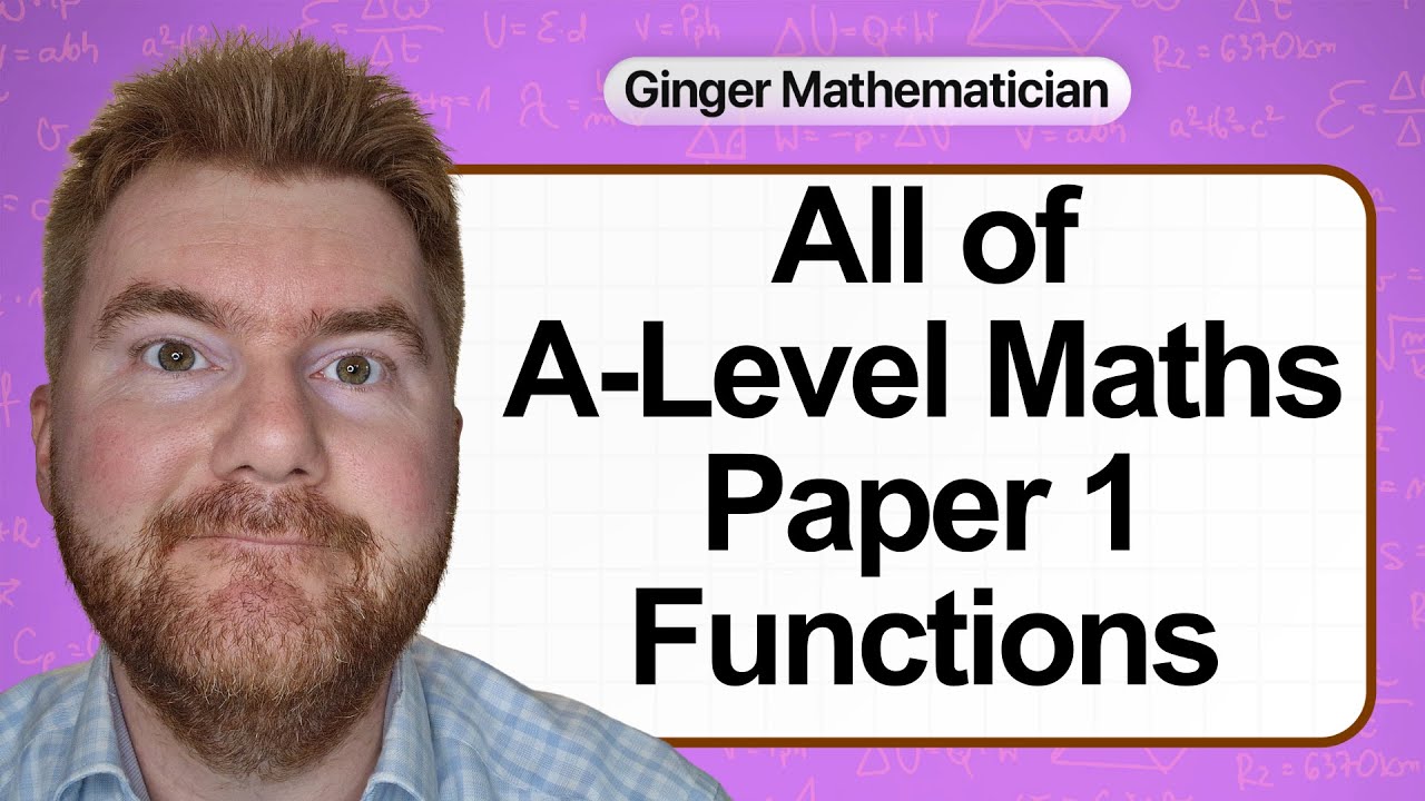 Everything you need to know about A-Level Maths Paper 1 Functions in 52 minutes