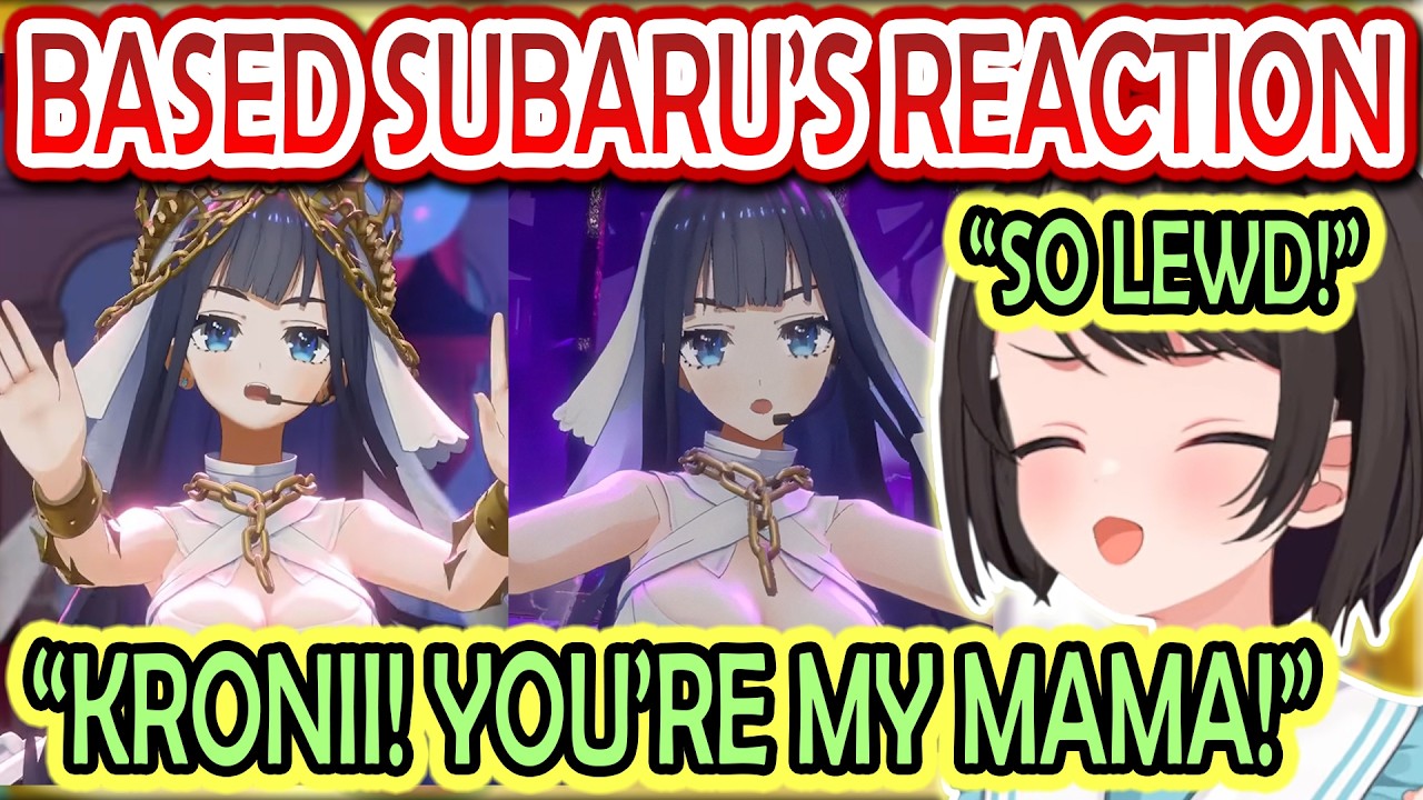 Subaru's Live Reaction to Kronii's New Outfit Is SO FUNNY and Relatable!