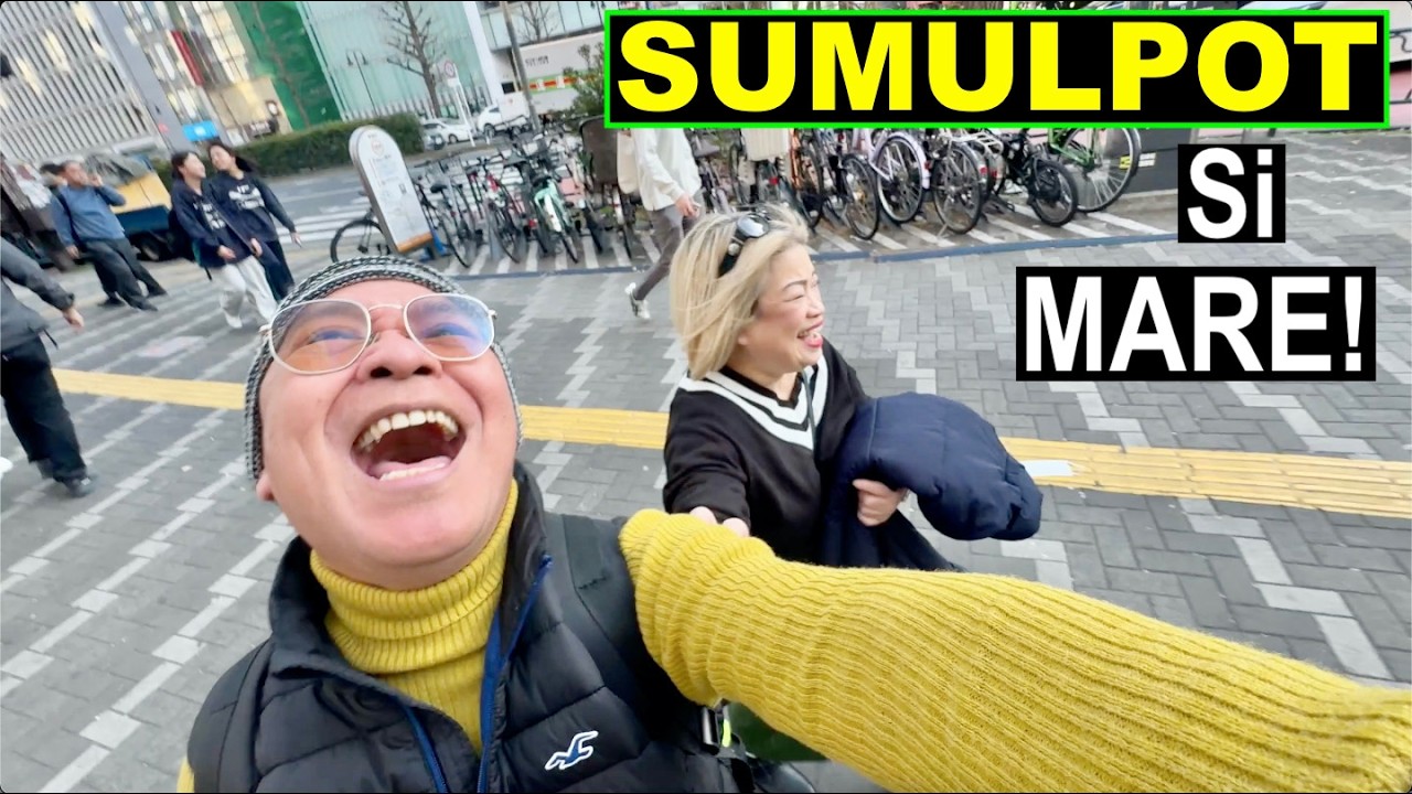 BUMULAGA si MARE!😄🇯🇵 IKOT-IKOT sa TOKYO, like other BIG CITIES, may BASURA din...