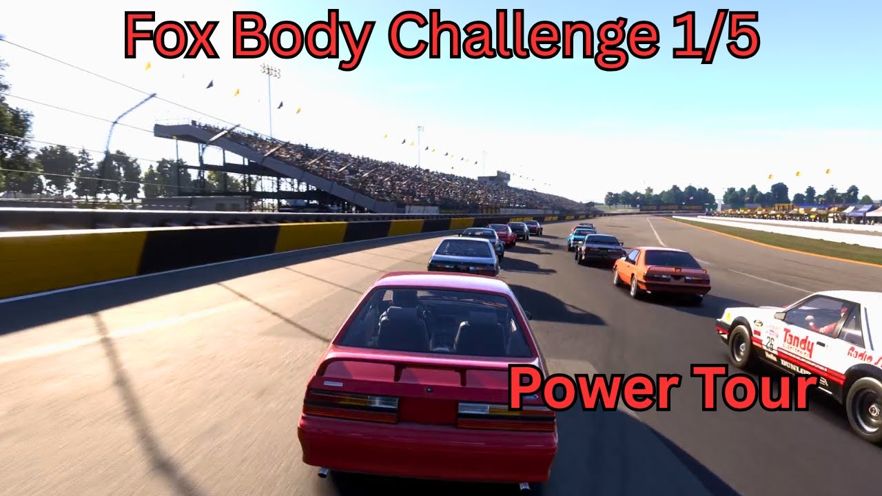 Eaglerock Speedway | Fox Body Challenge (1/5) | Moza R3 Gameplay